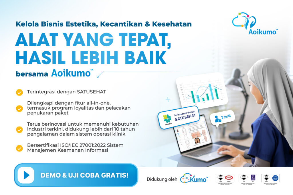 Aoikumo™ adalah pilihan yang tepat sebagai software klinik kecantikan di Indonesia.