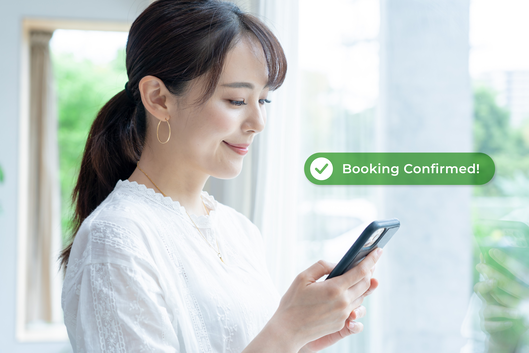 User is making appointment with Aoikumo booking system